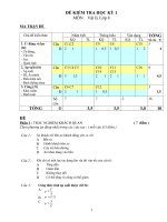 Noel 2008-Đề thi HK1& đáp án - Lý lớp 8 (Đề 09)