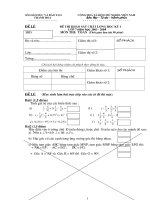 KT học kỳ 2- Đề của sở giáo dục Thanh Hóa