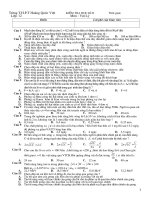 BÀI KIỂM TRA HỌC KÌ II