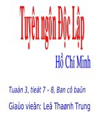 Tuyên ngôn Độc lập