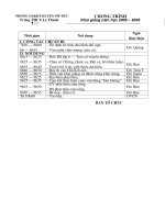 Chương trình lễ khai giảng khai giảng