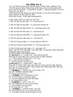 CẤU TRÚC BỊ ĐỘNG