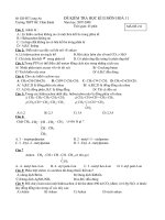 kiểm tra HK2 hóa 11