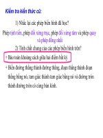 Khái niệm phép dời hình và hai hình bằng nhau