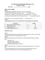 Đề thi thử kiểm định