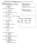 Kiểm tra Đại số 11 chương I