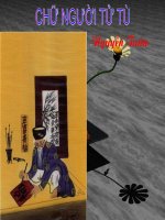 chữ người tử tù