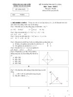 De thi Khao sat chat luong lop 7 2008 - 2009