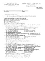 ĐỀ & ĐÁP ÁN HK I SỬ 11 CB