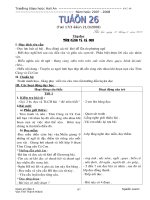 Giáo án lớp 2 T26