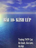 Bài 40: Kính lúp