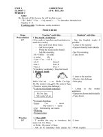 giáo án tiếng anh 6( tuyệt vời)