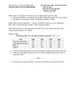 De thi HSG Dia li 12- cap truong