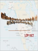 bài 30: chiến tranh giành độc lập của 13 thuộc địa ở Anh và sự thành lập Bắc mỸ