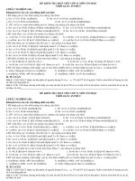 de thi mot tiet lop 11