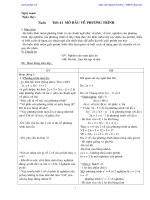 Giáo án Đại số kỳ 2( năm học 2008-2009) đã sửa