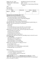 Kiểm tra Vật lý 8 học kỳ I