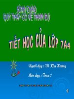 bài 7: Đồ thị của hàm số y = ax (a khac 0)