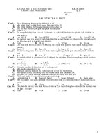 XK: KT 15 phut lop 11 CB - Quang (de 2)