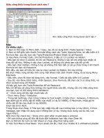 giấu công thức trong Excel