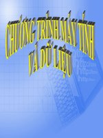 Bài 3. Chương trình máy tính và dữ liệu