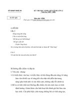 Đề thi HSG Văn 12 Bảng A