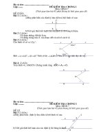 ĐE KIEM TRA CHUONG I HH