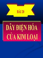Bài 20. Dãy Điện Hoá