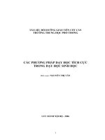 dạy học tích cực trong sinh học