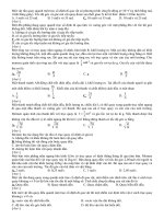 Trắc nghiệm dao động cơ