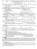 Kiểm tra Vật lý 9 học kỳ II (trường Quang Trung - Bảo Lộc)