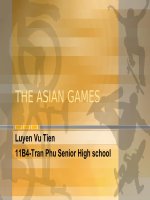 Unit 12: The Asian Games