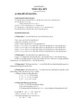 Chuyên đề: Tính chia hết