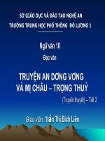 Truyện An Dương Vương và Mỵ Châu Trọng Thủy