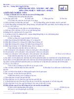 Đề kiểm tra HK2-Đề 1