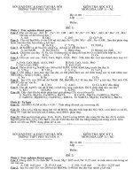 de kiem tra hoc ki I hoa 11 NC