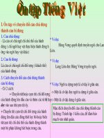 Tiết 129: Ôn tập tiếng việt