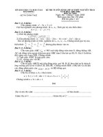 Đề tuyển sinh vào 10 THPT