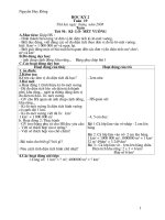 Giáo án Toán  4 Kỳ 2