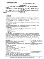 bài giảng lịch sử học kì một