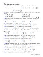 MỘT SỐ ĐỀ THI KỲ 1 KHỐI 10