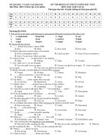 Khảo sát đầu năm 08-09