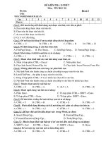 đề kiểm tra 15 phút