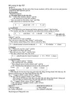 ĐỀ CƯƠNG ÔN TẬP TẾT E9(phần IV)