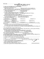 kiểm tra 1 tiết lí 7