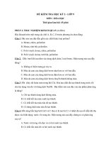 Đề kiểm tra Hóa học 9 HK II - Đề số 2