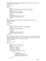 61 bài tập Pascal thông dụng