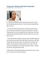 Phỏng vấn nhà văn Tạ Duy Anh