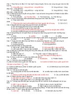 Đề cương ôn tập SH 12