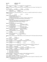 Kiểm tra 1 tiết cuối năm